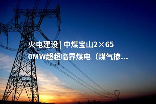 火電建設 | 中煤寶山2×650MW超超臨界煤電（煤氣摻燒）替代擴建項目初步設計通過評審