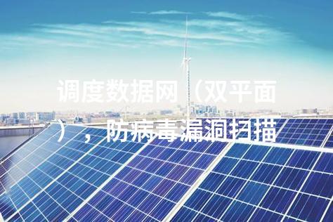 調度數據網（雙平面），防病毒漏洞掃描