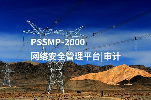 PSSMP-2000 網絡安全管理平臺|審計